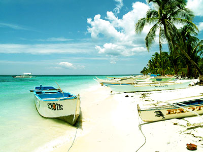 Malapascua Island White Sand Beach 