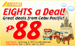 Cebu Pacific Promo 88